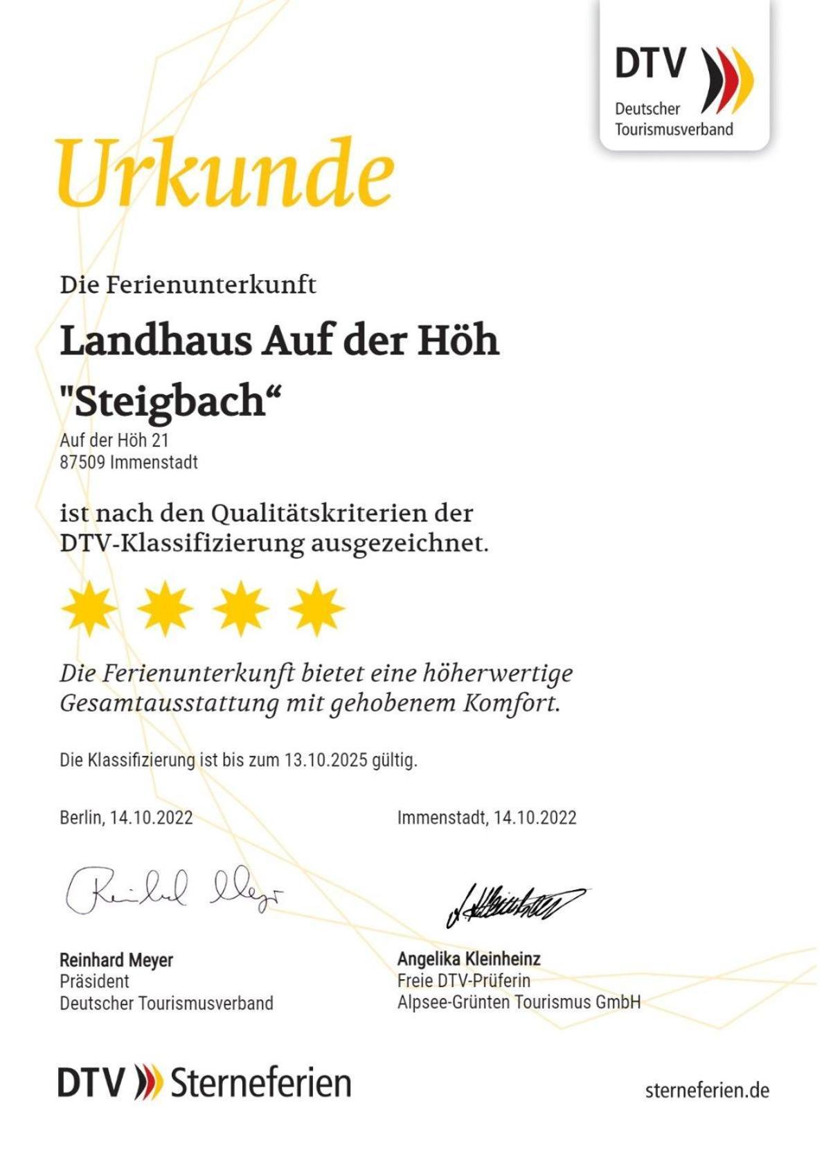 Landhaus Auf Der Hoeh Immenstadt im Allgau Bagian luar foto